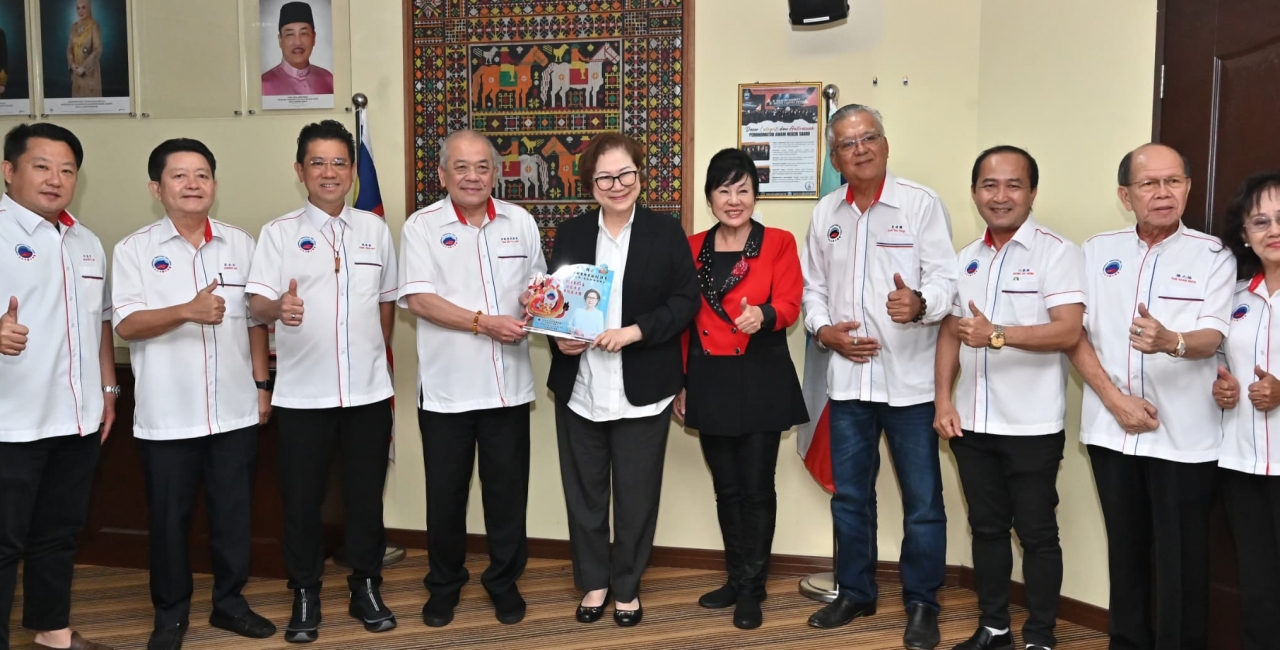 沙巴中华大会堂拜会沙巴旅游，文化及环境部长 YB拿督斯里邦里玛刘静芝